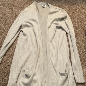 Grey cardigan